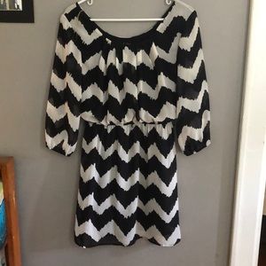 Black and White Dress